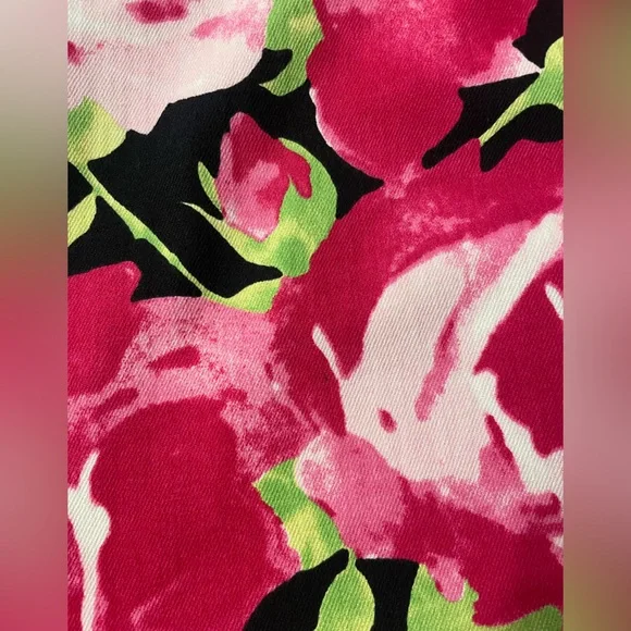 Talbots Pink and Green Floral Dress Easter dress - Picture 9 of 9